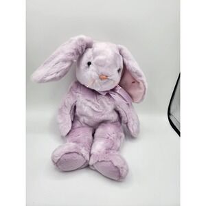 TY Beanie Buddy - FLOPPITY the Purple Bunny (12 inch)  Stuffed Animal Toy 2000